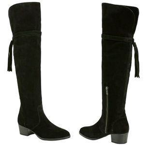 Frye Clara over the suede knee boots RETAIL 375